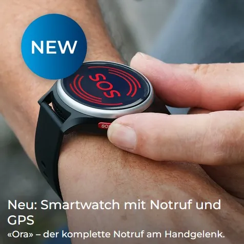 Smartwatch Ora mit Notruf-Funktion